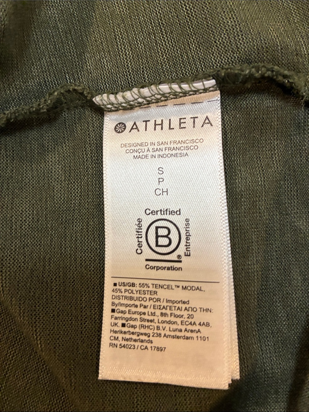 Athleta Olive Tank Top in Deep Green Size Small - Picture 5 of 7